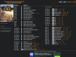 Legend of Heroes: Three Kingdoms Trainer +50 v2025.10.14 {FLiNG}