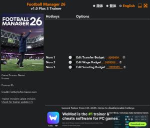 Trainer for PC game version v2025.11.03