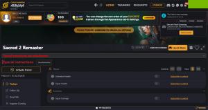 Sacred 2 Remaster Trainer +10 CL15771 (Cheat Happens)