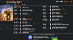 Trainer for PC game version v1.3.5