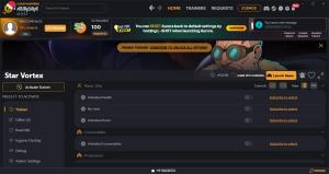 Star Vortex Trainer for PC game version v0.6.06