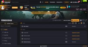 Ferocious Trainer for PC game version v21077857