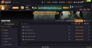 Routine Trainer for PC game version v21162864 V2