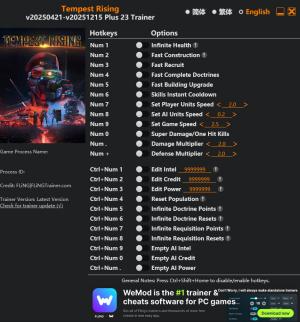 Tempest Rising Trainer +23 v2025.12.15 {FLiNG}