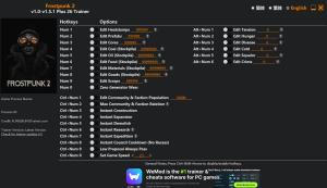 Trainer for PC game version v1.5.1