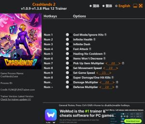 Crashlands 2 Trainer +12 v1.3.8 {FLiNG}