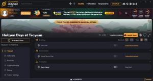 Halcyon Days at Taoyuan Trainer +31 v1.0.9 (Cheat Happens)