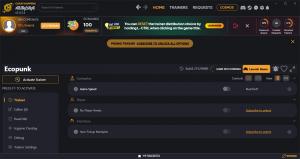 Ecopunk Trainer +3 v21529490 (Cheat Happens)