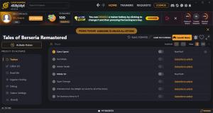 Tales of Berseria Remastered Trainer for PC game version v21894705