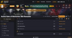 Anima: Gate of Memories I and II Remaster Trainer for PC game version v20892966