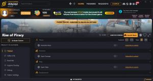Rise of Piracy Trainer for PC game version v0.501