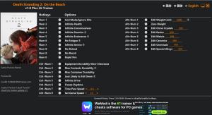 Trainer for PC game version v1.0