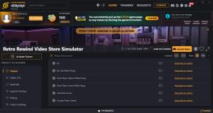 Retro Rewind - Video Store Simulator Trainer for PC game version Build 1994