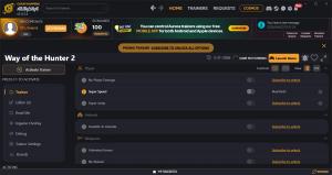 Way of the Hunter 2 Trainer for PC game version ORIGINAL