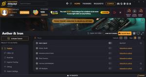 Aether & Iron Trainer for PC game version v22613949