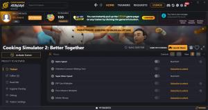 Cooking Simulator 2: Better Together Trainer for PC game version v22697506