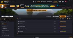 Lay of the Land Trainer for PC game version ORIGINAL