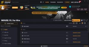 MOUSE: P.I. For Hire Trainer for PC game version v22742632