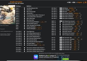 Trainer for PC game version v1.2.1