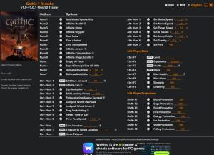Trainer for PC game version v1.0.1