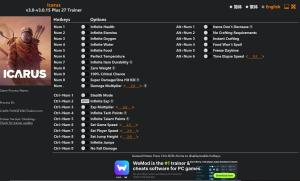 Trainer for PC game version v3.0.15