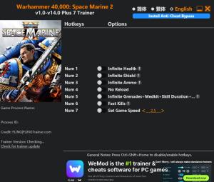 Warhammer 40,000: Space Marine 2 Trainer +7 v14.0 {FLiNG}