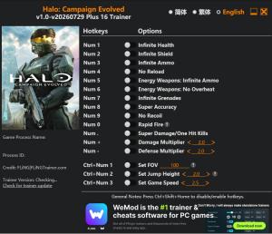 Halo: Campaign Evolved Trainer +16 v2026.07.29 {FLiNG}