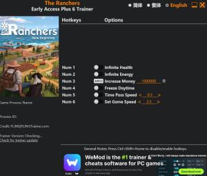 Trainer for PC game version v2026.08.18