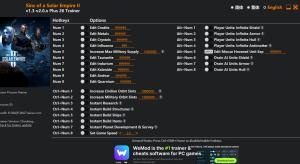Trainer for PC game version v2.0.x