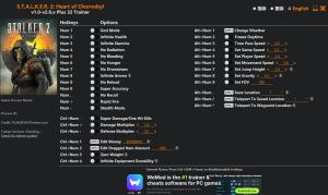 Trainer for PC game version v2.0.x