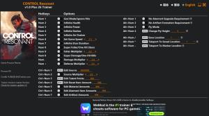 Trainer for PC game version v1.0