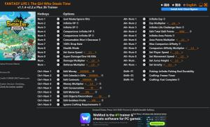 Trainer for PC game version v2.2.x