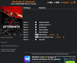 Trainer for PC game version v2026.10.05