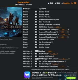 Enshrouded Trainer +22 v1.0 {FLiNG}